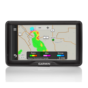 caseroxx GPS-Tasche für Garmin Camper 760 LMT-D in schwarz aus Kunstleder 
