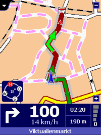 TomTom Navigator I - Menüführung - 1