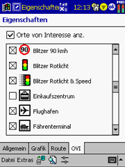 TomTom Navigator I - POI´s und Overlays: - 1