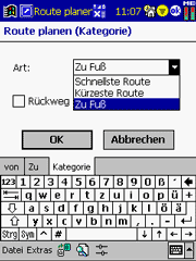 TomTom Navigator I - Routing und Routenoptionen: - 1
