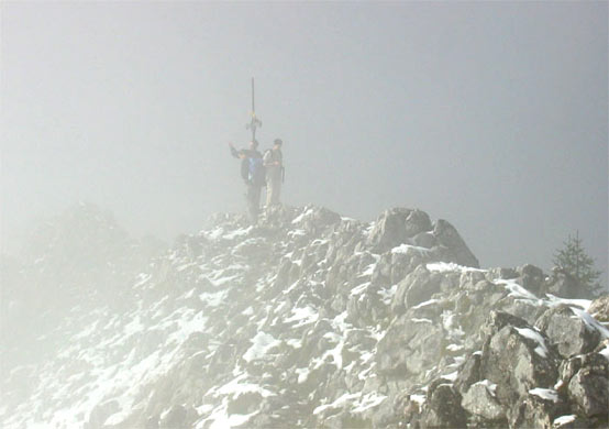 Usertreffen Brünnstein - Samstag, 15:31 Gipfel des Brünnsteins, Höhe 1619m über n.N - 1