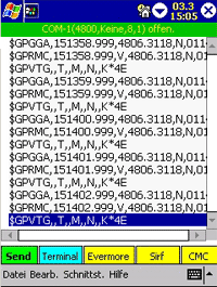 GPSMaus Tool - Auswahl der Chipsatzes - 1