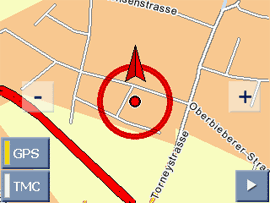 Falk Navigator SC - Kartenansicht im Querformat - 1