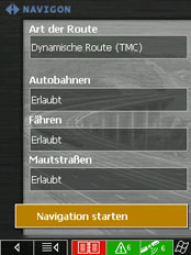 MobileNavigator|4.2 - Die Routingoptionen - 1