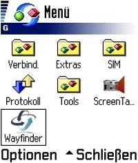 Wayfinder (ältere Version) - Das Hauptmenü - 1
