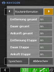 MN|4 Beta - Screenshots Zieleingabe/Menüführung - 1