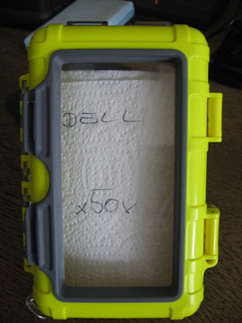PDA Outdoor-Gehäuse ARMOR 1 - Dichtheit der Box / Einsetzen des PDAs (2161) - 1