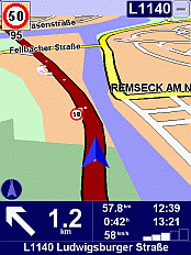 TomTom NAVIGATOR 5 - Kartendarstellung - 1