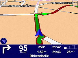 TomTom NAVIGATOR 5 - Kartendarstellung quer - 1