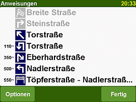 TomTom NAVIGATOR 5 - Kartendarstellung quer - 2
