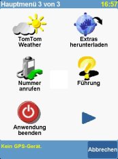 TomTom NAVIGATOR 5 - Screenshots Menüführung - 2