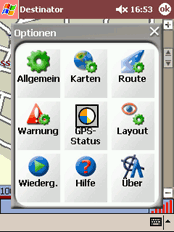 Destinator Professional - Das Menü - 3