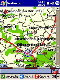 Destinator Professional - Die Bedienung - 1