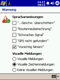 Destinator Professional - Die Sprachausgabe - 1