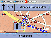 PNA BM6300 Destinator 3 - Die Funktionen Route anzeigen / Abzweigungen / Wegbeschreibung - 2