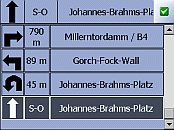 PNA BM6300 Destinator 3 - Die Funktionen Route anzeigen / Abzweigungen / Wegbeschreibung - 3