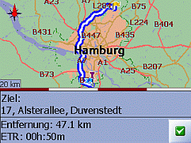 PNA BM6300 Destinator 3 - Navigationssoftware: die Route (1825) - 1