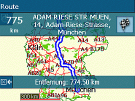 PNA BM6300 Destinator ND - Navigationssoftware: die Route (2023) - 2