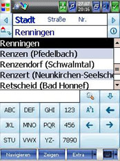Destinator PN - Screenshots Zieleingabe - 1