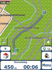 Destinator 6 for PDAs - Kartenansicht 2D / 2D - 2