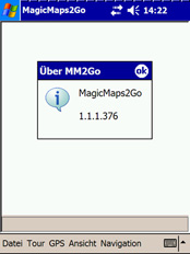 MagicMaps2Go - Einstellungen PDA (2623) - 3