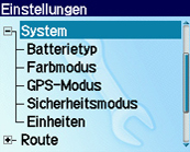 Garmin Streetpilot i3 - Die Einstellungen - 5