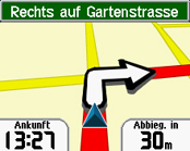 Garmin Streetpilot i3 - Die Kartenansicht - 4