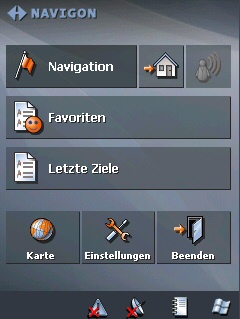 Mobile Navigator|5 Beta - Hauptmenü - 1