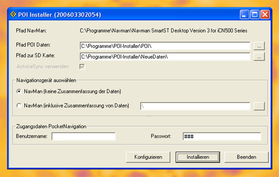 Navman POI-Installer - Idee und Umsetzung - 1