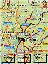 Road-Companion - Moving-Map/Scrollen der Karten - 1