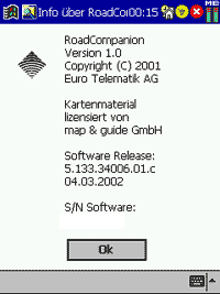 Road-Companion - Registrierung: - 1