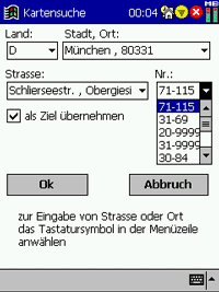 Road-Companion - Zieleingabe - 1