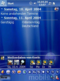 WetterplugIN2 - Darstellung der Daten - 1