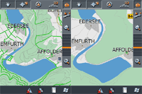1,3 Mio Kilometer zusätzlichen Wald- und Feldwege im mobilen Navigationssystem NCK 5.0 mit Logiball Plus-Karten...