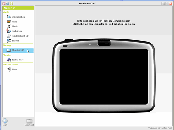 TomTom GO910 - die Erstinbetriebnahme - TomTom Home - eine clevere Lösung - 1