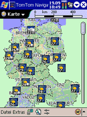WetterSync - Screenshots PDA - 2