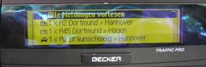 Becker Traffic Pro 7945 - Sprachkommandos - 1