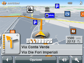 Pocket Loox N100 - Darstellung der Karte - 1