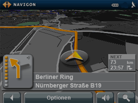 Pocket Loox N100 - Darstellung der Karte - 2