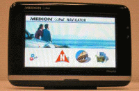Der neue PNA 465 von MEDION wird angetestet...