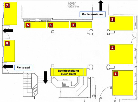 Firmenvorstellung zum Usertreffen 2006 - Platzverteilung der einzelnen Aussteller: - 1