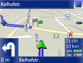 klickTel K580 - Routenberechnung, ReRouting - 2