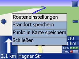 klickTel K580 - Routenoptionen - 1