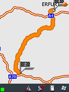 klickTel K580 - Routenoptionen und Routenberechnung (3854) - 2