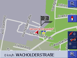 Pioneer Avic-S1 - Darstellung der Karte - 1