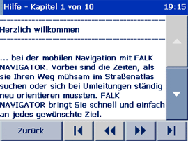 Falk N200 - Menü, Zieleingabe und Bedienung (4163) - 2