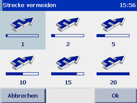Falk N200 - Routenoptionen - 2