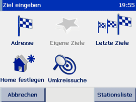 Falk N200 - Zieleingabe - 1