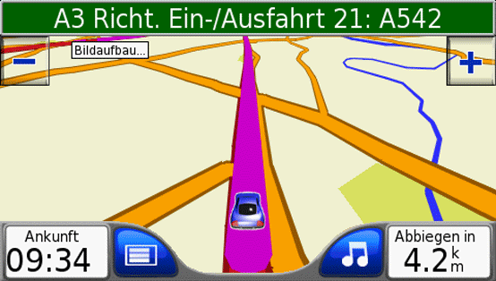 Garmin nüvi 660 - Kartendarstellung - 1