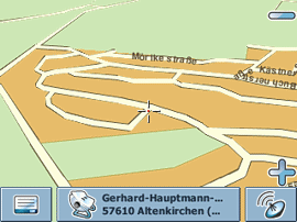 Thomson iNTUiVA GPS280 - Kartendarstellung - 1